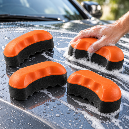 FlexEdge Tire Dressing Applicators — 4 Piece Set — feature
