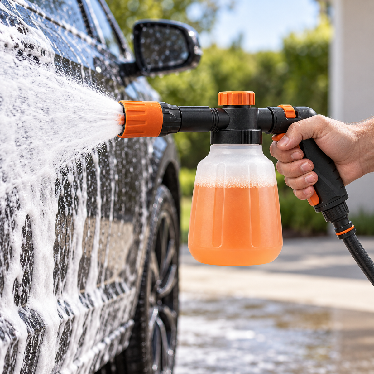 JetBlend Hose Foam Sprayer — lifestyle