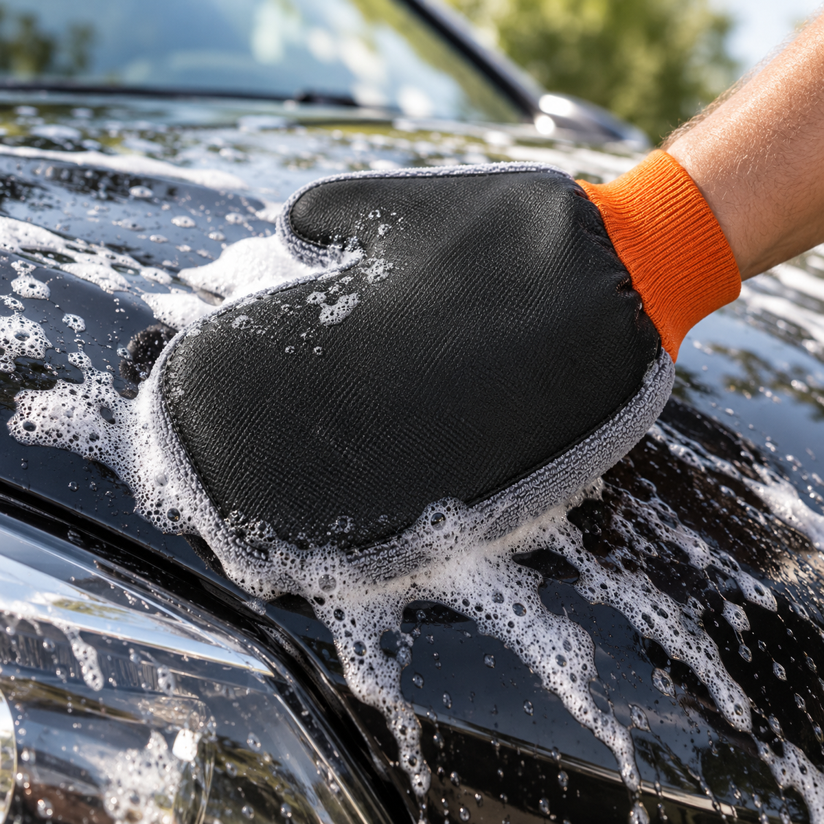 SurfacePrep Clay Mitt — lifestyle
